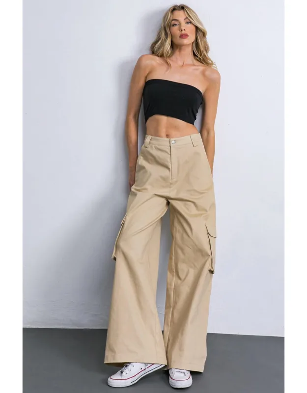 Adorable Posh Woven Cargo Pants