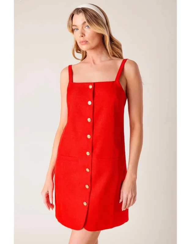 Chasing Joy Woven Mini Dress