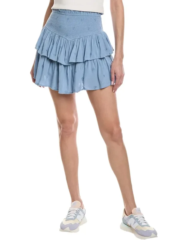 Tiered Mini Skirt