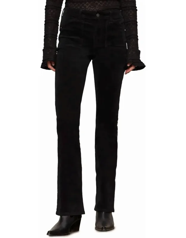 Velveteen Bootcut Pants