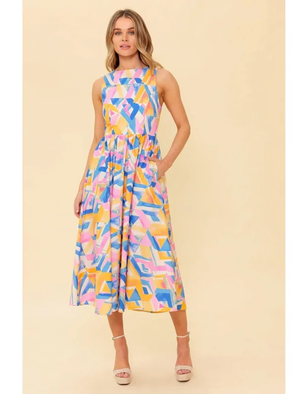 Patton Park Woven Midi Dress