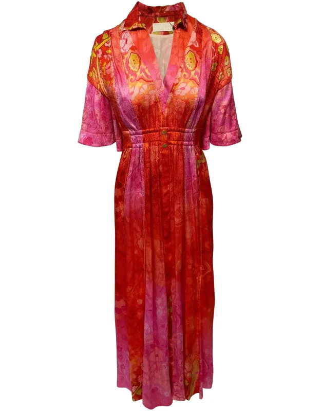 Floral-print Dress