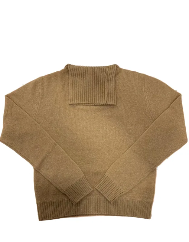 Lightweight Roll Collar Turtleneck Sweater