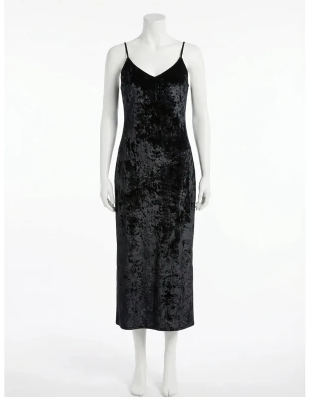 Crushed Velvet Dress