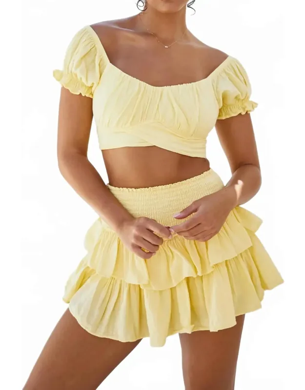 Layla Tie Back Crop Top