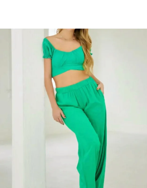 Layla Tie Back Crop Top
