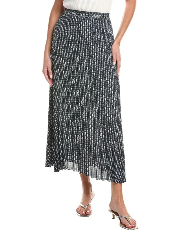 Pleated Maxi Skirt