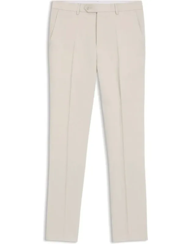 Slim-fit Pants With Micro Pattern