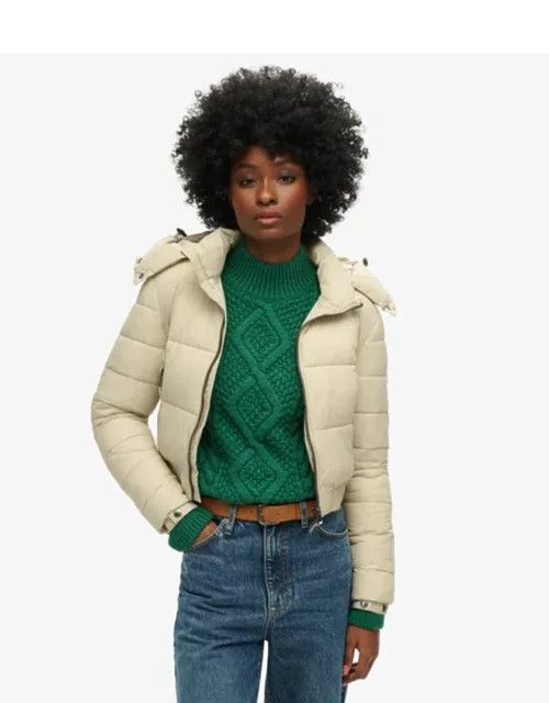 Crop Hooded Fuji Jacket