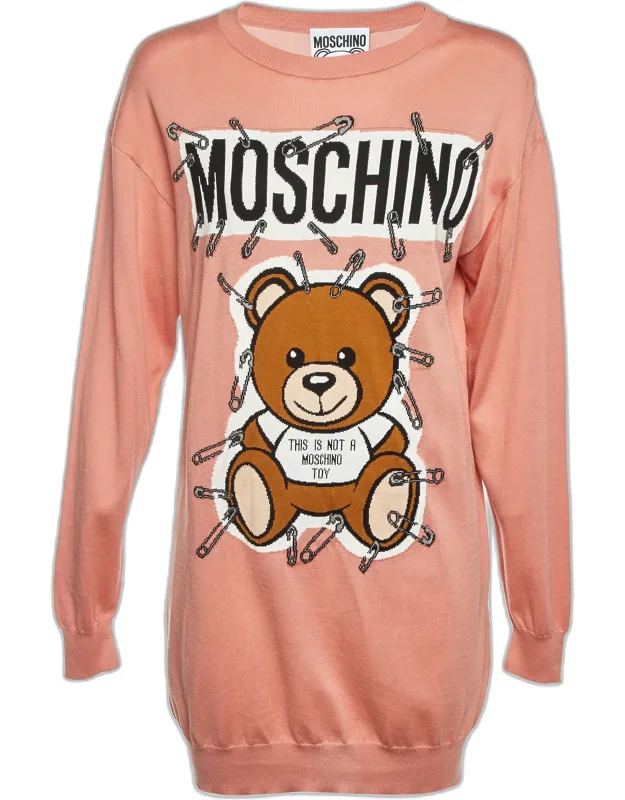 This Is Not A Moschino Toy Intarsia Knit Sweater