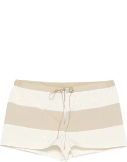 Zurriola Rhinestone-embellished Shorts