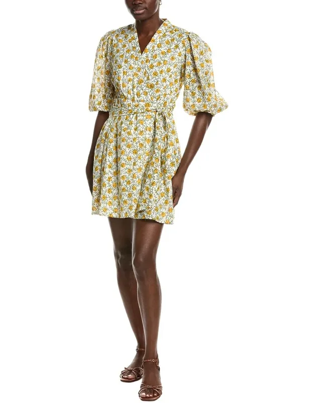 All Over Wrap Mini Dress