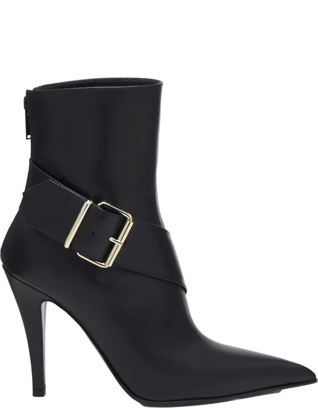 Alexander Mcqueen Boots With Pointed Toe And Stiletto Heel