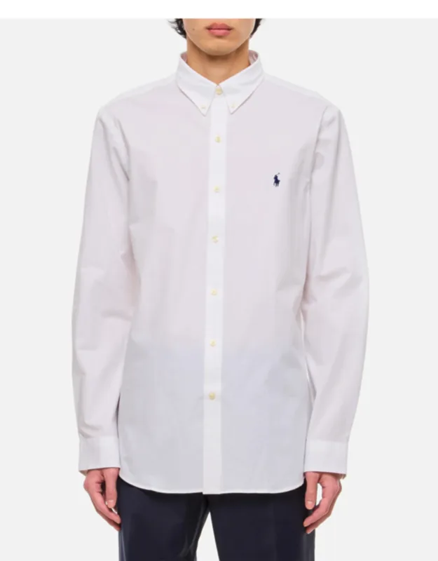 Sport Shirt With Front-button Closure And Long Sleeve