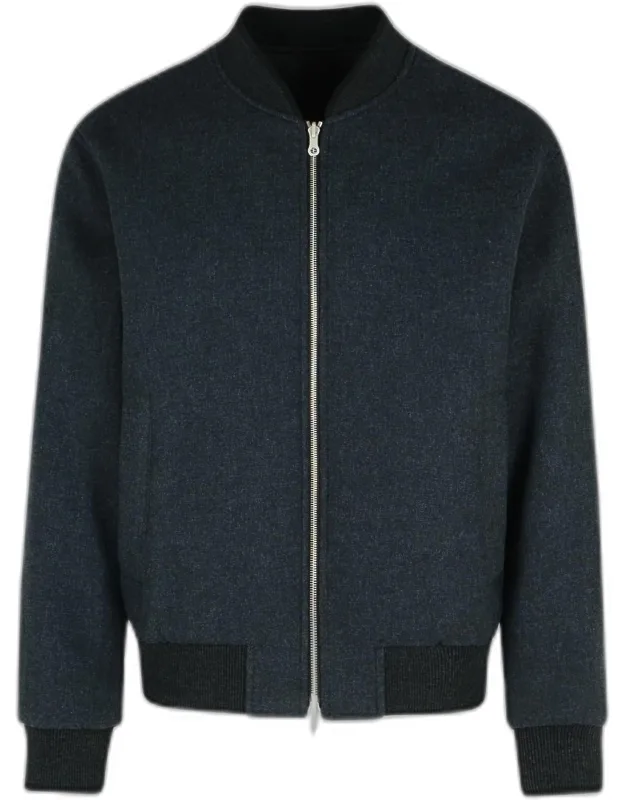 Reversible Cotton Blend Jacket