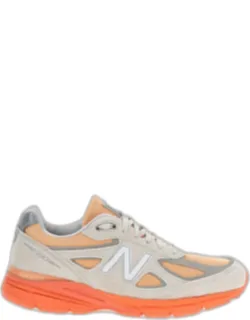 Sneakers Made In Usa 990v4 Suede Leather And Mesh Upper With Lightweight Eva Foam Cushioning