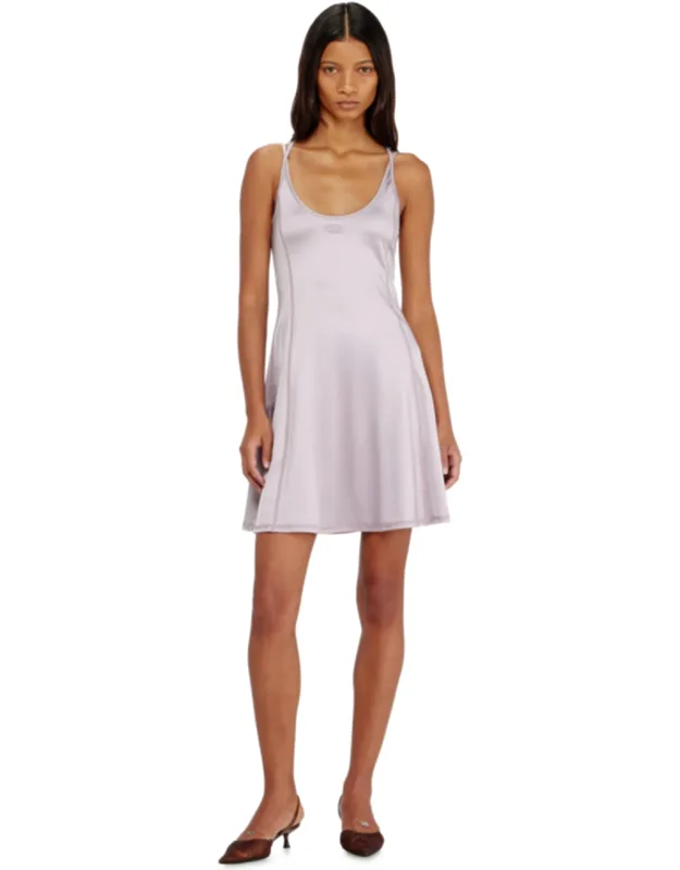 Fluid Mini Dress With Double Straps
