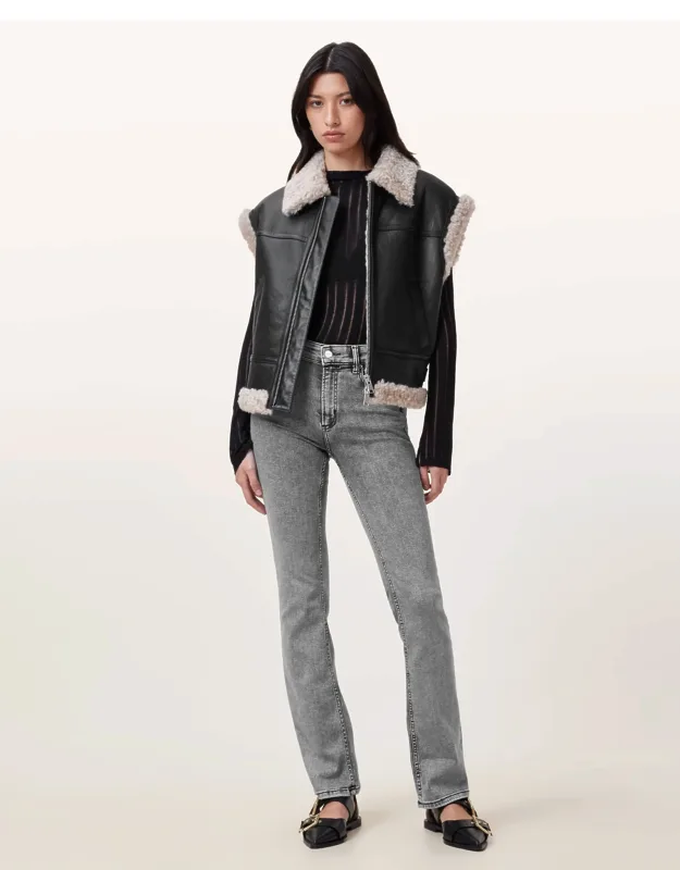 Haldan Slim Bootcut Denim Jeans