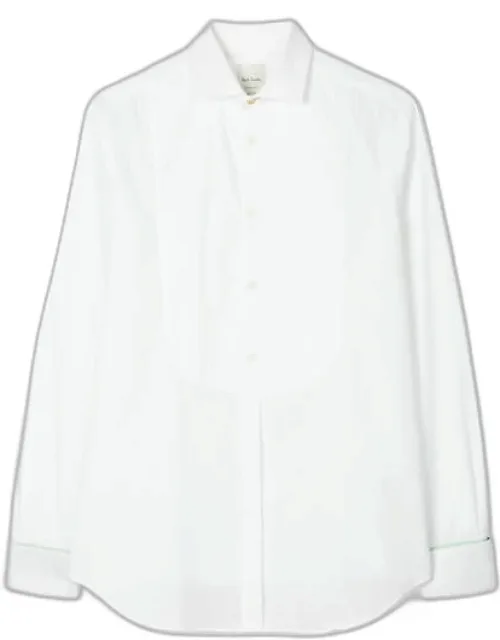 Tailored-fit Evening Shirt With 'artist Stripe' Double Cuff