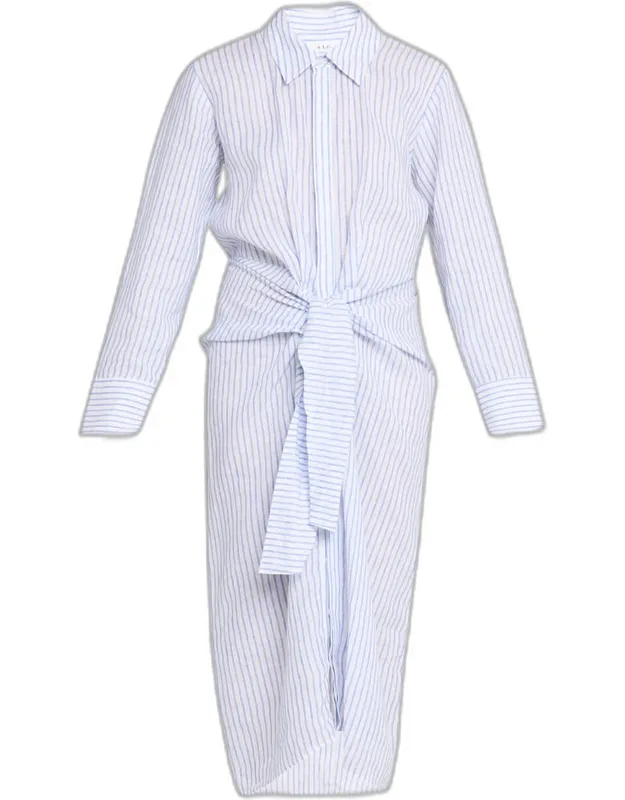 Stripe Linen Shirtdress