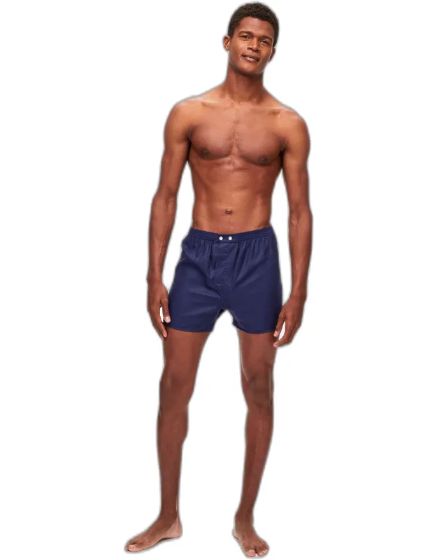 Classic Fit Boxers Cotton Jacquard Rose Star Pattern
