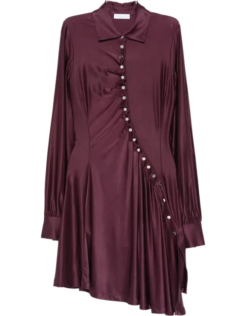 Snap-button Mini Dress