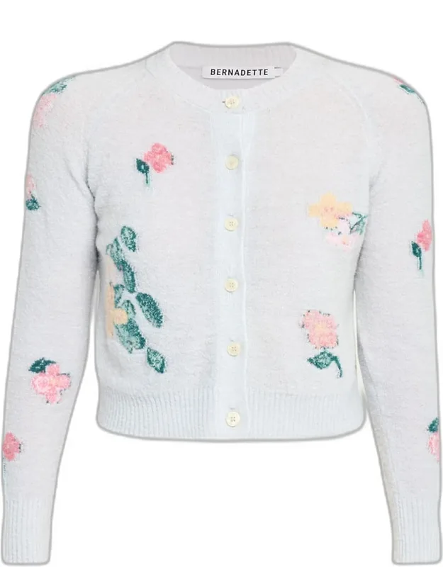 Clemente Floral Crewneck Cardigan