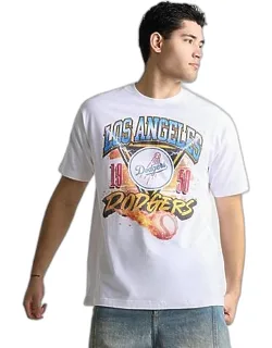 Los Angeles Dodgers Mlb On Fire T-shirt