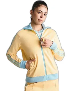 Adidas Originals Beckenbauer Classic Track Top Jacket - Plush Fabric, Full-length Zipper Closure