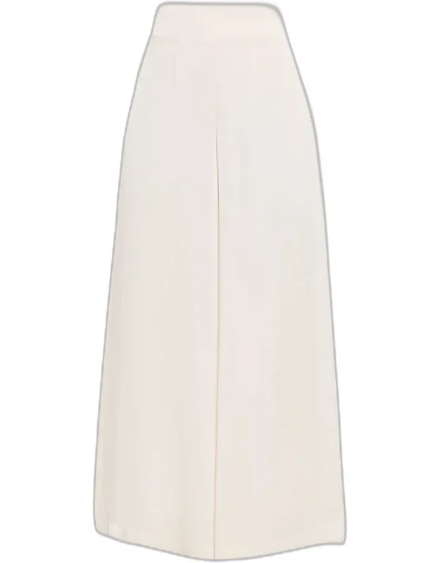 Wide-leg Fluid Crepon Satin Pants
