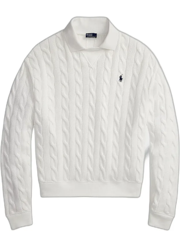 Cable-knit Cotton Sweater