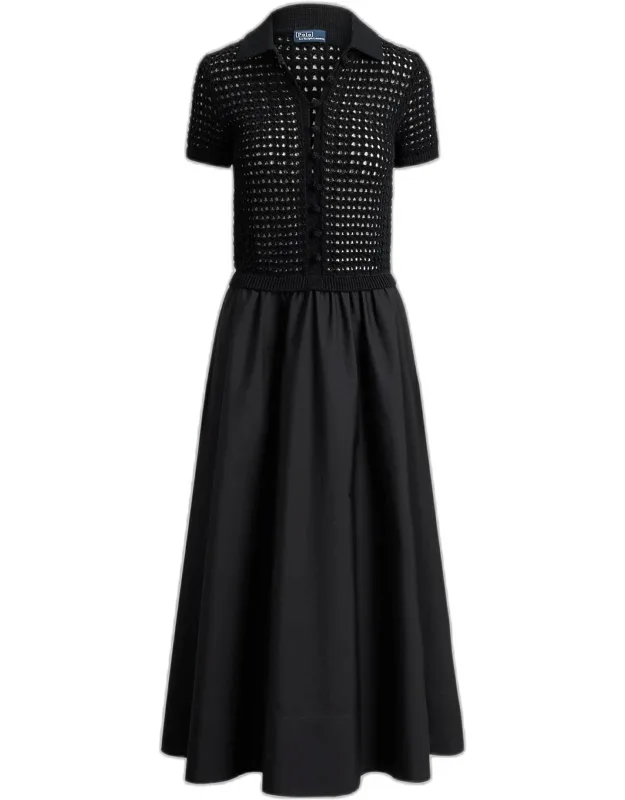 Knit-bodice Dress