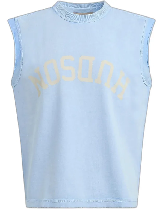 Leo Cotton Cut-off Logo Tank Top