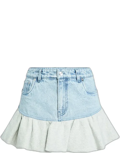 Denim Mini Skirt