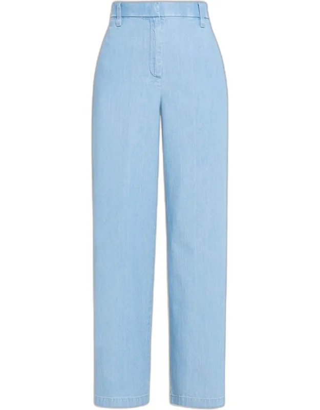 High-rise Organic Cotton Denim Jeans