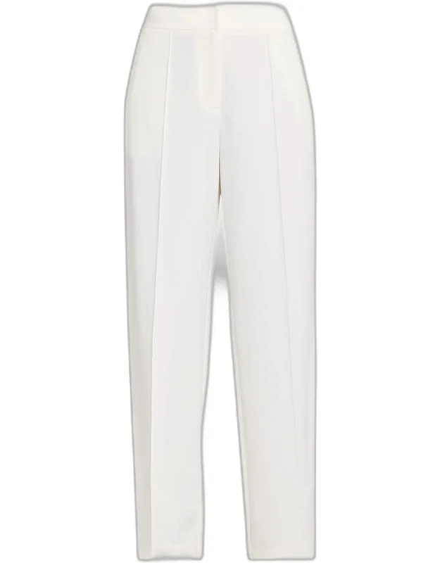 The Lowen Straight-leg Pintuck Pants