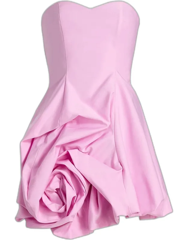 Rosalie Strapless Rosette Mini Dress