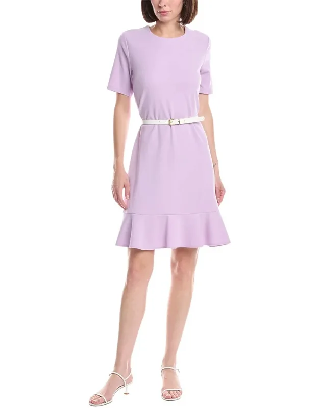 Short Sleeve Sheath Dress