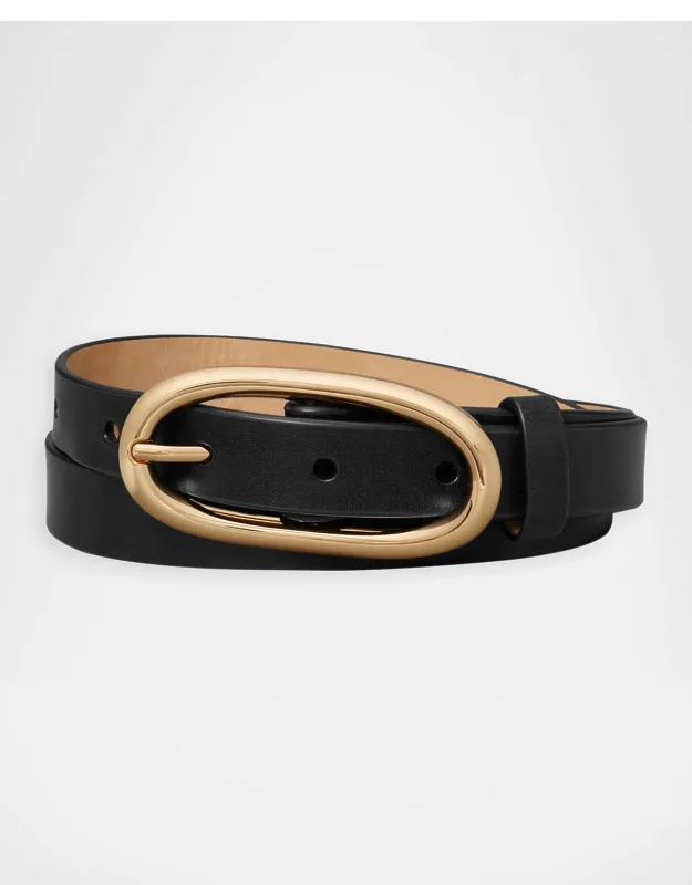 Pierced Leather Belt