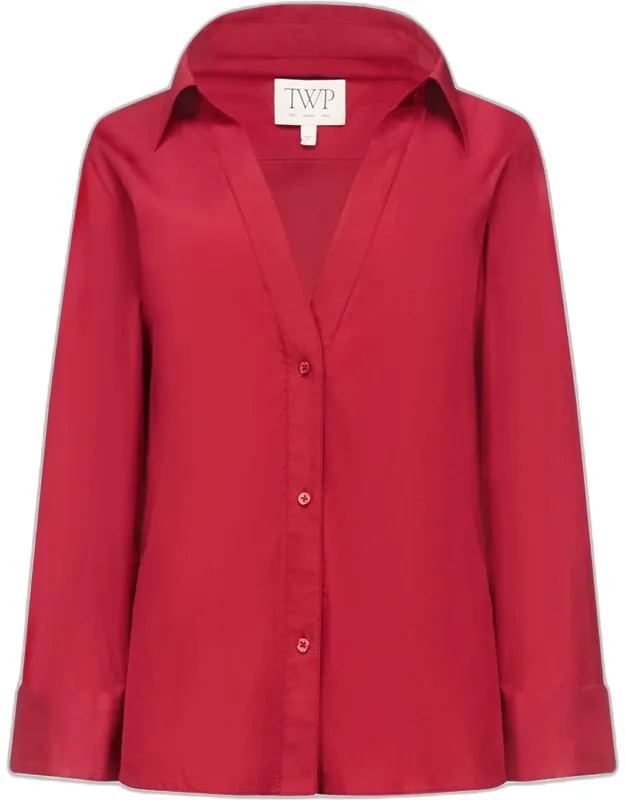 Relaxed Deep V Shirt