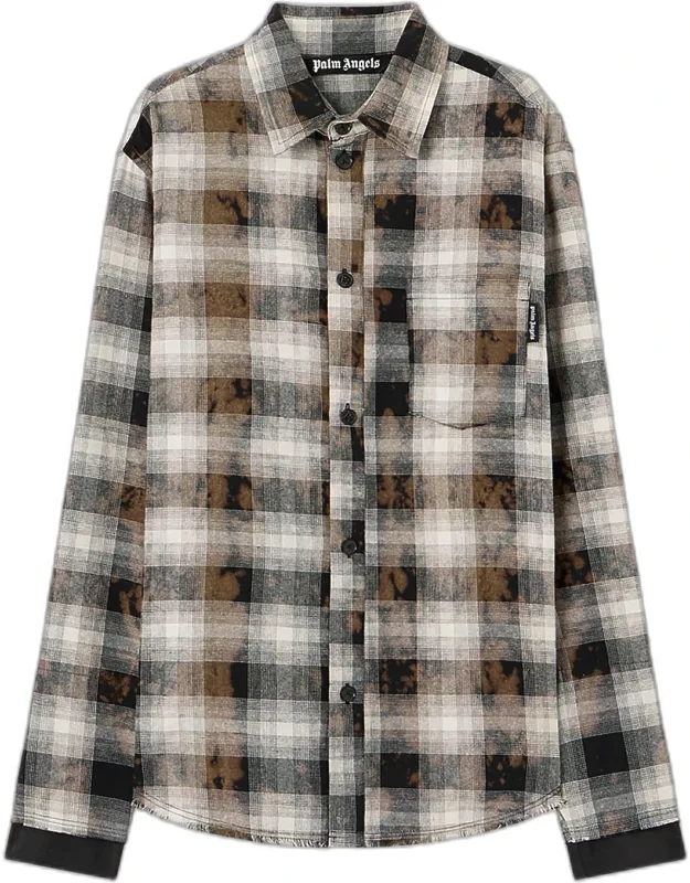 Classic Back-logo Check Button-down Shirt