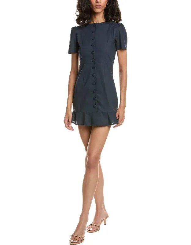 Solid Mini Dress