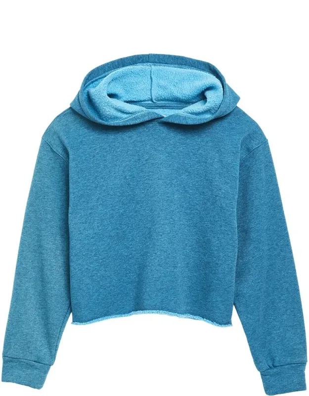 Knit Crop Hoodie