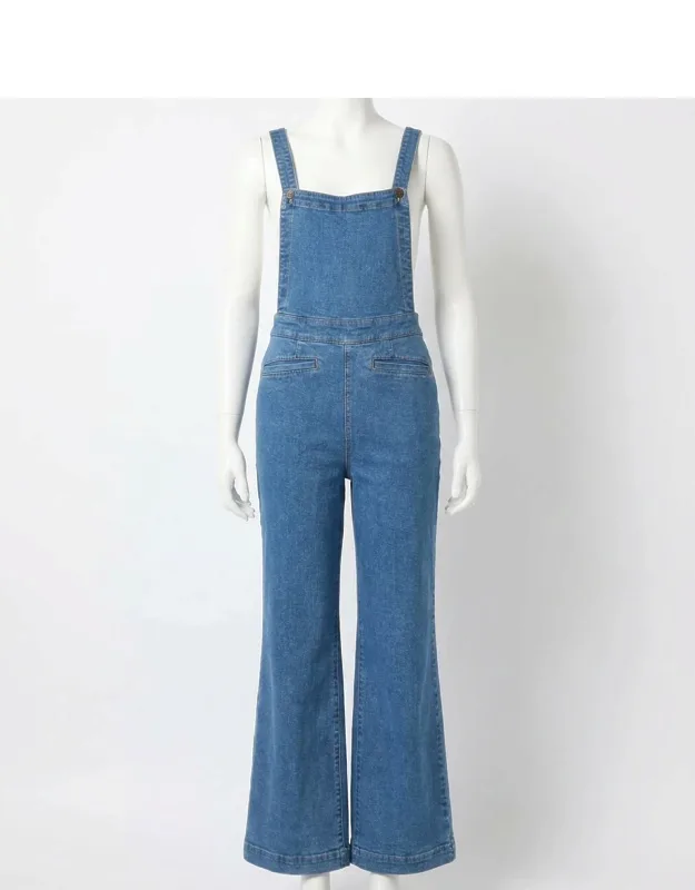 Organic Cotton Denim Jumpsuit