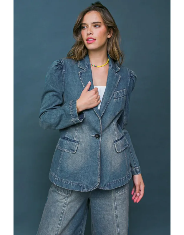 Denim Blazer