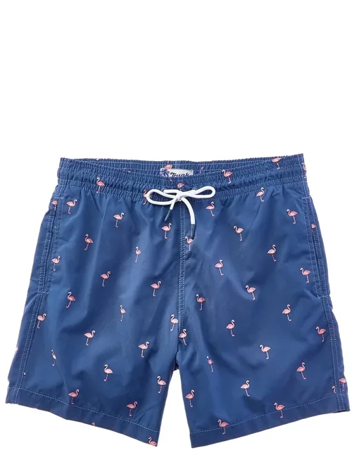 Sano Swim Short With Elasticized Waist And Three Pocket Design