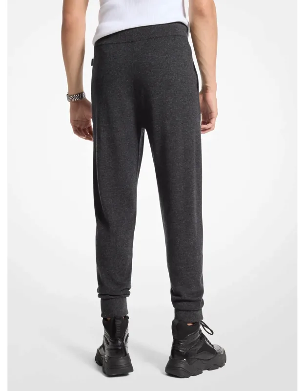 Wool And Cashmere Blend Joggers