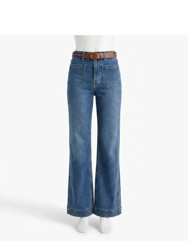 Stretch Terry Patch Pocket Pants