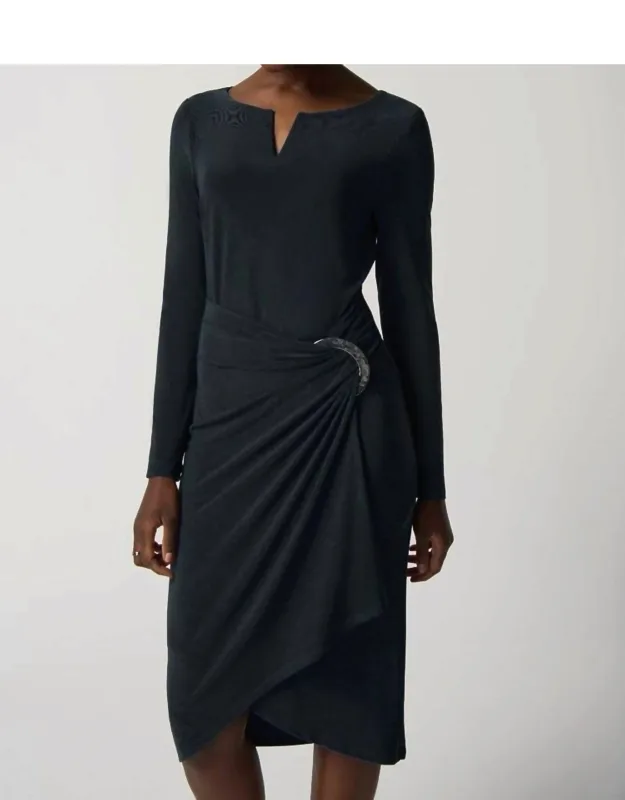 Long-sleeve Sheath Dress