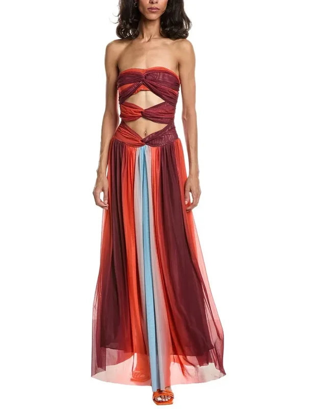 Mesh Maxi Dress